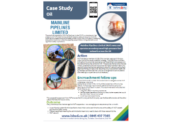 Mainline Pipelines Ltd Case Study
